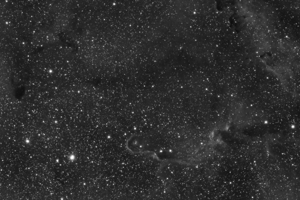 Sulfur of Elephant trunk nebula